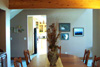 Formal Dining with Balcony Over