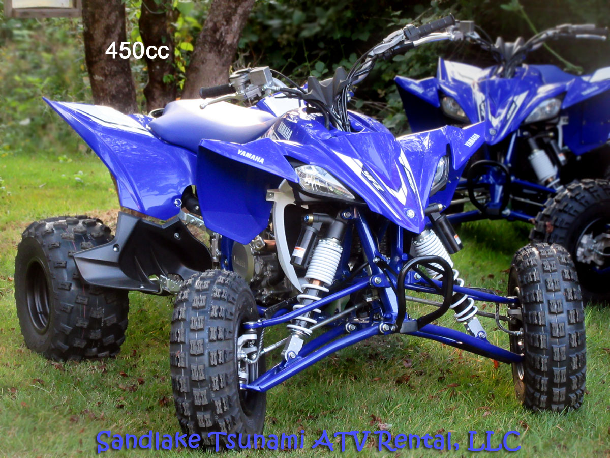 450cc Yamaha YFZ Quad - For expert riders only