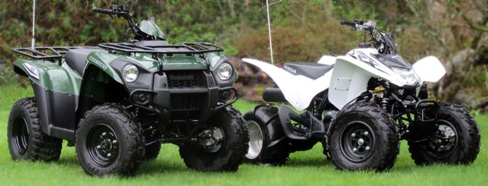 ATV's available to rent near Sandlake Oregon Dunes