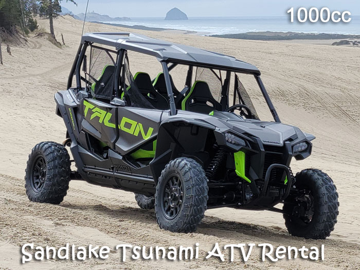 Rent a Honda 4 Seat Talon 1000X for the sand